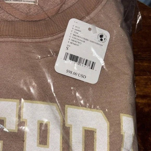 We The Free Graphic Camden Pullover - Brown Combo Amsterdam - Picture 6 of 8